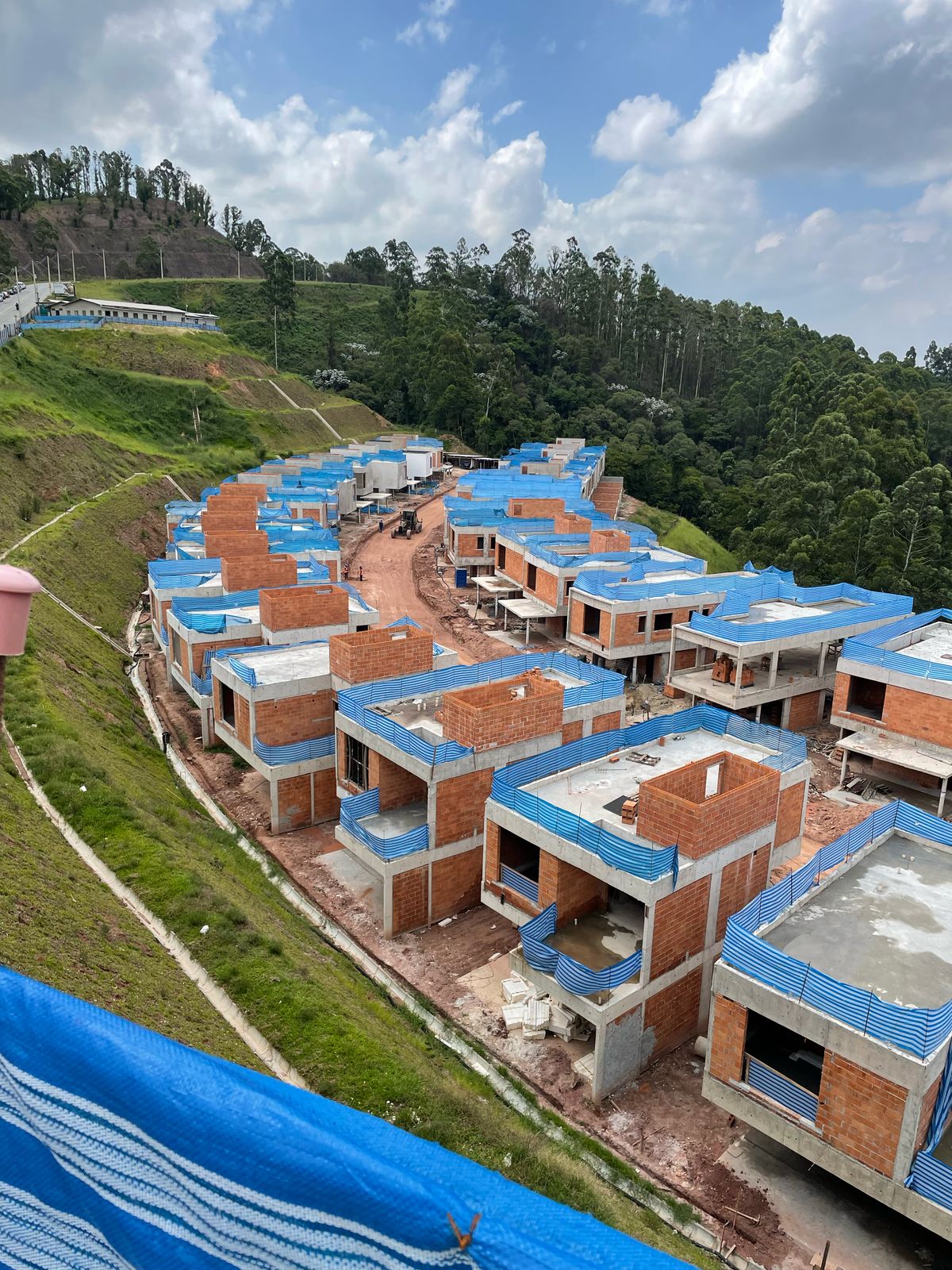Obra de condomínio horizontal